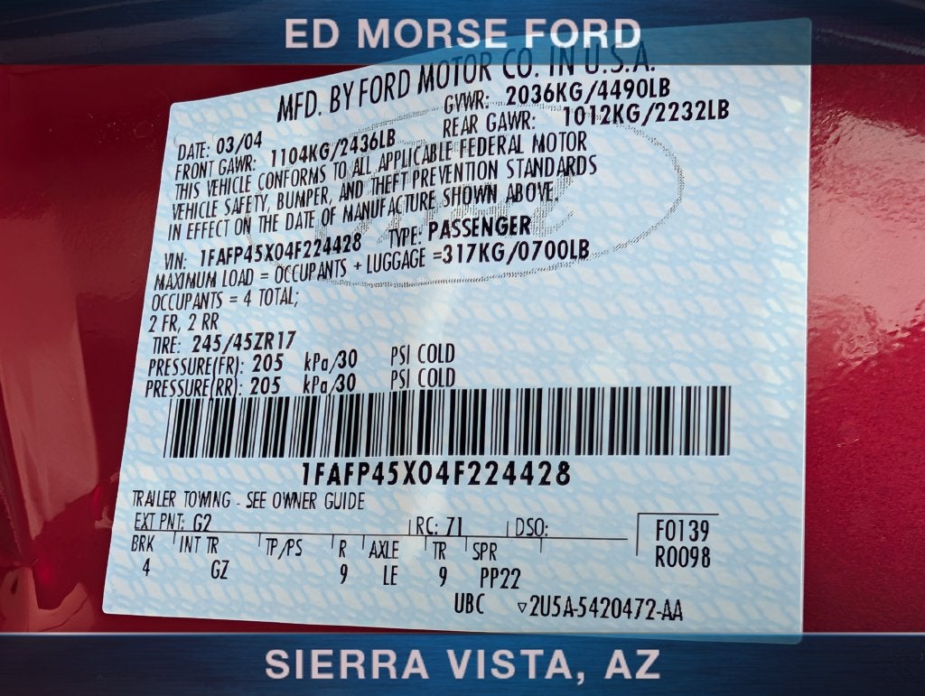 2004 Ford Mustang GT