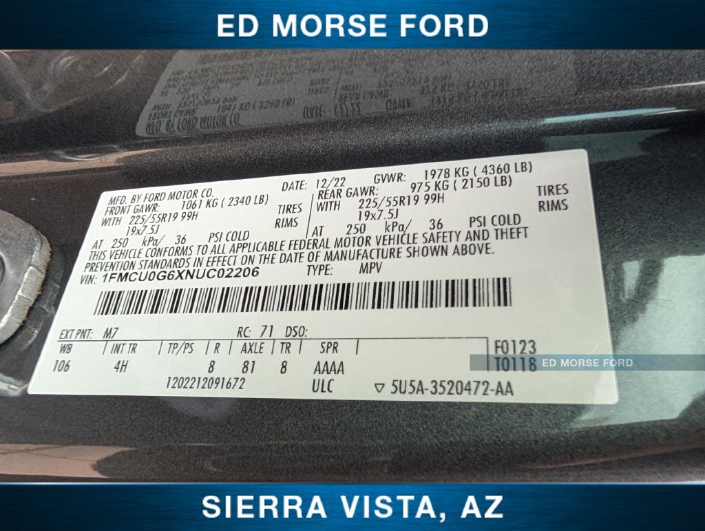 2022 Ford Escape SE