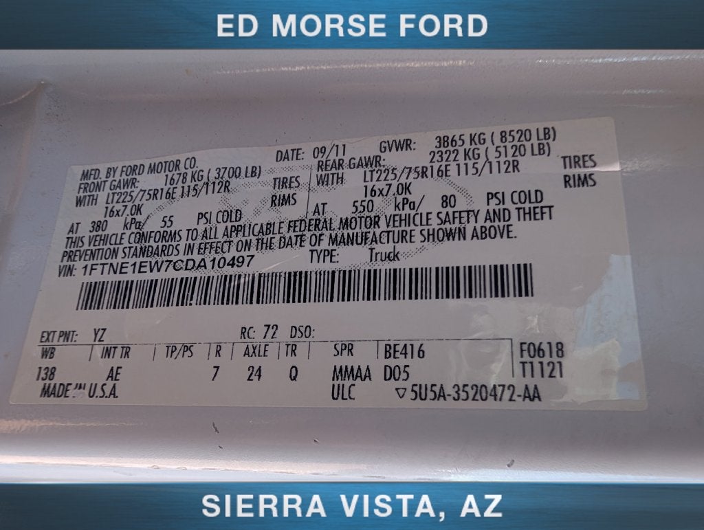 2012 Ford E-150 Commercial