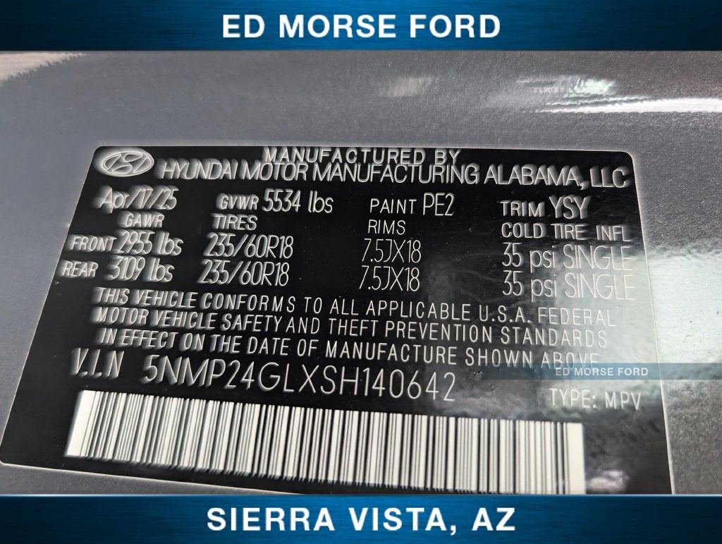 2025 Hyundai Santa Fe SEL